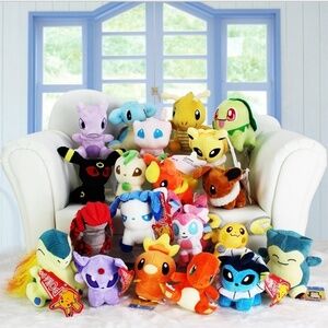 Pokemon plushes